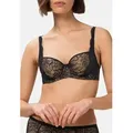 Produktbild: Triumph Balconette-BH Amourette Charm WHP02 (1-tlg) Balconette Schalen-BH - Blickdicht schwarz 90