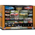 Produktbild: EUROGRAPHICS Puzzle Amerikanische Autos ab 1960, 1000 Teile