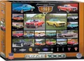 Produktbild: EUROGRAPHICS PUZZLE AMERICAN CARS 1960er 1000 TEILE