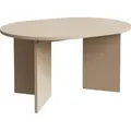 Produktbild: Selsey Ovo – Ausziehbarer Esstisch, rund, 110–190 x 110 cm, Cappuccino - Beige