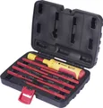 Produktbild: TOOLCRAFT 0.5-3 Nm VDE, Elektriker Drehmoment-Schraubendreher-Set 9teilig 0.5 - 3 Nm DIN 6789