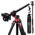Produktbild: Rollei Compact Traveler No.2 XL Foto Stativ Kamera mit Auslegearm 213cm Kamerastativ aus Alu mit 360° Kugelkopf & Einbeinstativ Dreibeinstativ mit Handhalterung, Kamera-Stativ-Camera-Tripod-Fotostativ