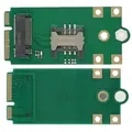 Produktbild: NGFF (M.2) WWAN/LTE/3G/4G/5G zu Mini-PCIe Modul (intern, mit SIM-Slot)
