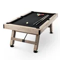 Produktbild: VEVOR Billardtisch Pooltisch-Set Familienspielzimmer 2134x1215x805mm Tischtennis