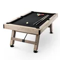 Produktbild: VEVOR Billardtisch Pooltisch-Set Familienspielzimmer 2134x1215x805mm Tischtennis