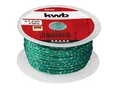 Produktbild: kwb Geflochtene Nylon-Richtschnur, 1,2 mm Ø, grün - Ideal für Horizontales und Vertikales Ausrichten von Steinen und Maurerziegeln - Robust und Langlebig für Präzise Bauarbeiten
