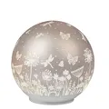Produktbild: LED Kugellampe Deko Kugel Blumenwiese Pastell-Peach D 15cm mit Timer Formano F26