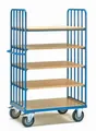 Produktbild: Fetra 8351 Etagenwagen Stahl pulverbeschichtet Traglast (max.): 500kg Brillantblau (RAL 5007)