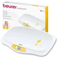 Produktbild: Beurer BY 80 Babywaage, mit gewölbter Oberfläche, 20 kg Tragkraft, Tara- und Hol