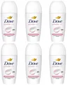 Produktbild: 6x Dove Powder Deodorant Roll-On Antitranspirant 48h, ohne Alkohol  (6er Pack)