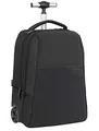 Produktbild: SAFTA Trolley für Laptops mit 39,6 cm (15,6 Zoll), mit Tasche für Tablet und USB-Anschluss, 430 x 320 x 210 mm, Schwarz, M