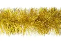 Produktbild: 3m Weihnachtsgirlande 15cm Gold // Silvester Karneval Weihnachten Deko Christbaumschmuck Girllande Weihnachtsbaum Lametta 150mm