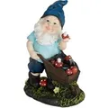 Produktbild: Relaxdays Gartenzwerg Polyresin Bunt Frostsicher 14,5 cm x 10,5 cm x 7 cm 250 g