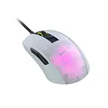 Produktbild: Roccat Burst Pro - Extrem leichte Optical Gaming Maus (hohe Präzision, Optischer Owl-Eye Sensor (100 bis 16.000 Dpi), RGB AIMO LED Beleuchtung, 68g leicht, Designt in Deutschland), weiß