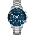 Produktbild: HUGO BOSS Herrenuhr 1513907 - Admiral Chronograph - Silber/Blau