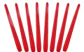 Produktbild: BRUBAKER 24 cm Spitzkerzen für Kerzenständer und Kerzenhalter - 8 Stück - lange, tropffreie Deko Kerzen mit langer Brenndauer - Leuchterkerzen Set Rot