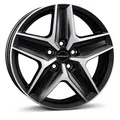 Produktbild: 1x BORBET DESIGN CWZ black polished matt 7.5Jx18 5x130 ET53