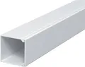 Produktbild: OBO Bettermann WDK25025RW Wand- und Deckenkanal, mit Bodenlochung, 25x25x2000mm, PVC, reinweiß (6191053)