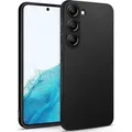 Produktbild: Silikon Hülle für Samsung Galaxy S23 Schutzhülle Matt Schwarz Backcover Handy Case - Schwarz