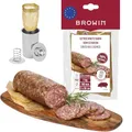 Produktbild: BROWIN® Naturdarm für Wurst | Premium Naturdarm für hausgemachte Würstchen, Wacholderwurst, Weißwurst, Bratwurst (100 mm, 50 cm - 2 Stk., Schweinedarm)
