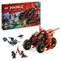 Produktbild: LEGO NINJAGO Ninja-Actionflitzer - 3-in-1-Bauset mit Ninja-Bikes - 71844