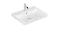 Produktbild: Villeroy & Boch Waschtisch AVENTO 600 x 470 mm, mit Überlauf weiß Alpin weiß