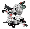 Produktbild: Metabo Kapp- und Gehrungssäge KGS 254 M – 613254000 – Mit Precision Cut Line, 254 mm Sägeblatt und Zugfunktion – 2 m Kabellänge