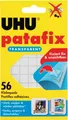 Produktbild: UHU patafix Klebepads, transparent, 56 Stück 187805