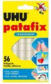 Produktbild: UHU ® patafix Klebepads transparent - ablösbar, 56 Stck. 48815