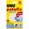 Produktbild: Patafix transparent Durchsichtige doppelseitige Klebepads 56 Stück Glas Single