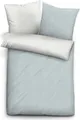 Produktbild: biberna Melange-Flanell Bettwäsche 0840500 MELANGE UNI color: ciel, size: 1x 155x200 cm + 1x 80x80 cm