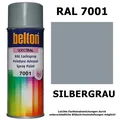 Produktbild: Sprühlack RAL 7001 SILBERGRAU glänzend Belton Lackspray Silber Spraydose 400ml