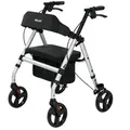 Produktbild: smartEC Rollator maxErgo Rollator Gehhilfe Outdoor Indoor zugelassen als Medizinprodukt silberfarben