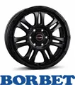 Produktbild: 4x Borbet CW8 8x18 6/130,0 ET48 Black matt
