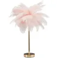 Produktbild: Tischleuchte, Gold, Pink, Metall, Kunststoff, 40x55x40 cm, Lampen & Leuchten, Innenbeleuchtung, Tischlampen, Tischlampen