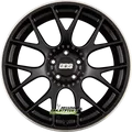 Produktbild: 4x BBS CH-R schwarz matt 8.5x20 ET38 - LK5/114.3 ML82 Felge Alu
