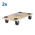 Produktbild: 2 x Möbelroller Rollbrett Transportwagen Transportroller Rollwagen je 200 kg