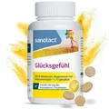 Produktbild: sanotact Glücksgefühl (90 Tabletten) - Vitamin Tabletten mit Zitronenmelisse, Vitamin B Komplex, L-Tryptophan & Magnesium - B-Vitamine