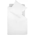 Produktbild: Fleuresse Uni Interlock Jersey Bettwäsche Colours Kissenbezug einzeln 40x40 cm | weiss - weiß
