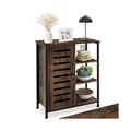 Produktbild: tectake Sideboard, Industrial Style, Ablage und 3 offene Fächer, mit höhenverstellbaren Kunststofffüßen, 70 x 32 x 82 cm