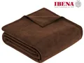 Produktbild: Wohndecke Luxus, IBENA, verschiedene Größen, unifarbenes Design, Kuscheldecke, Made in Europe