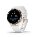 Produktbild: Garmin VENU 2S Weiß Smartwatch 1,1Zoll WLAN Bluetooth 8GB AMOLED Android iOS
