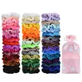 Produktbild: 50 Stücke Scrunchies Samt, Bunte Haargummis Elastische Haarbänder Gummibänder für Mädchen Damen Pferdeschwanz Haarschmuck