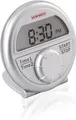 Produktbild: Leifheit Kurzzeitmesser Digital ProLine-Serie, praktischer Küchentimer misst zwei Zeiten parallel, Eieruhr mit einfacher Handhabung und Uhrfunktion, gut lesbares Display, kitchen timer, grau