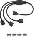 Produktbild: QWORK® ARGB Splitterkabel für CPU-Kühler und ARGB-Lüfter 30cm