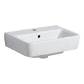 Produktbild: Geberit Handwaschbecken Renova Plan 45x34cm, Hahnl. mit., mit Überlauf, weiß
