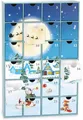 Produktbild: BRUBAKER Adventskalender zum Befüllen - Weihnachtsdorf im Schnee 2025 - DIY Weihnachtskalender mit 24 Türchen für Gutscheine, Süßigkeiten und andere Überraschungen - 39 cm groß aus Pappe