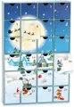 Produktbild: Adventskalender zum Befüllen Winterdorf Weihnachts Kalender Dorf 24 Boxen Blau