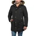 Produktbild: Indicode Parka IDPulsoor Winterjacke mit abnehmbarem Kunstfellkragen schwarz L (52)