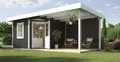 Produktbild: Weka Gartenhaus Designhaus 213 B Gr.2, 5-Eck, anthrazit 601 x 298